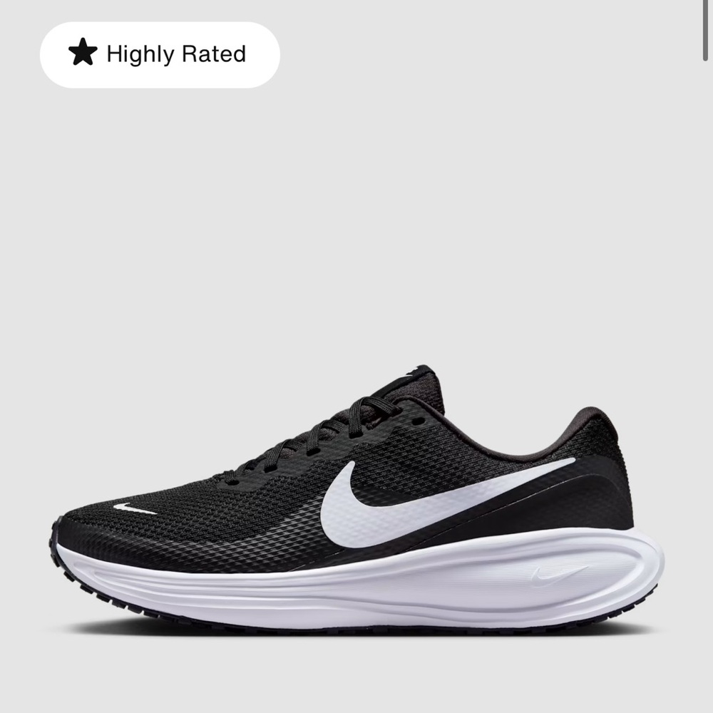 Nike Women’s Revolution 8 Black&White Size 10